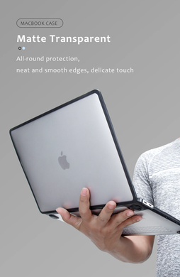 Чохол накладка для MacBook Air 15.3" Zamax Soft Shield Protective Case - Black&White