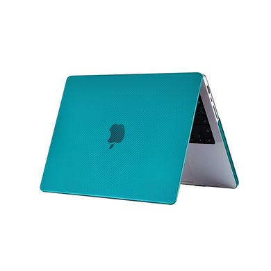 Чехол-накладка для MacBook Pro 14.2" ZM Carbon style Pine Green