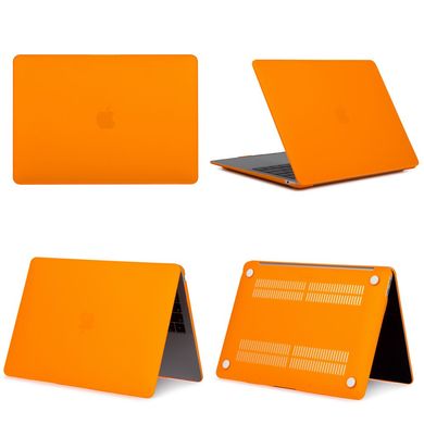 Чехол накладка Matte Hard Shell Case для Macbook Air 13.3" Soft Touch Orange