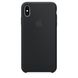 Silicone Case iPhone XS - Black фото 1