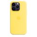 iPhone 14 Pro Max Silicone Case with MagSafe - Canary Yellow фото 1