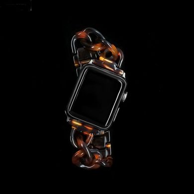 Band for Apple Watch 45/44/42 mm Amber Black