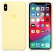 Silicone Case iPhone XS - Mellow Yellow фото 2