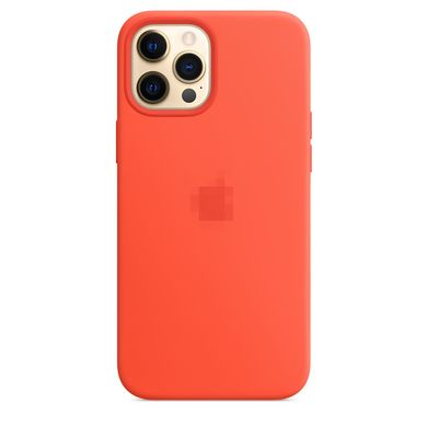Silicone Case for iPhone 12 Pro Max- Electric Orange