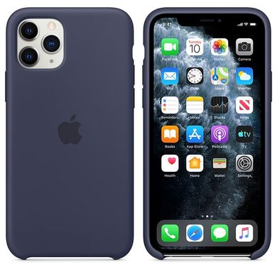 Silicone Case для iPhone 11 Pro Max - Midnight Blue