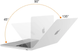 Чехол накладка Hard Shell Case для Macbook Air 15" Soft Touch White фото 2