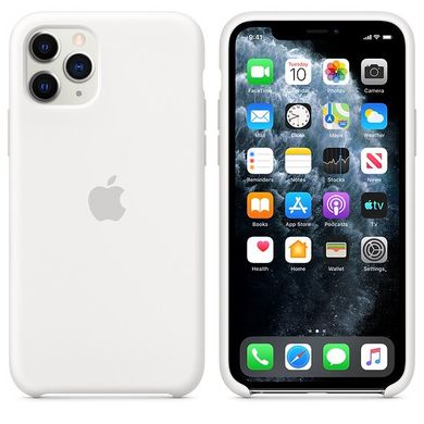 Silicone Case для iPhone 11 Pro Max - White