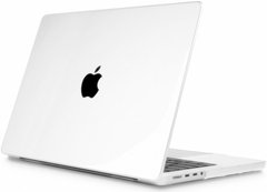 Чехол накладка Hard Shell Case for MacBook Pro 16" 2021 Soft Touch White