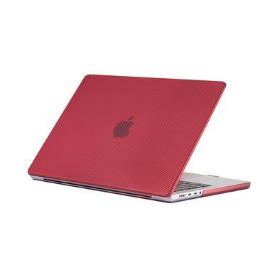 Чохол-накладка для MacBook Pro 13" ZM Carbon style Red