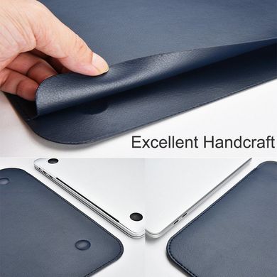WIWU Skin Pro II PU Leather Sleeve for MacBook Pro 14.2" 2021 Blue
