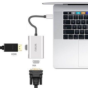 WIWU Alpha A20VH HDMI + VGA HUB