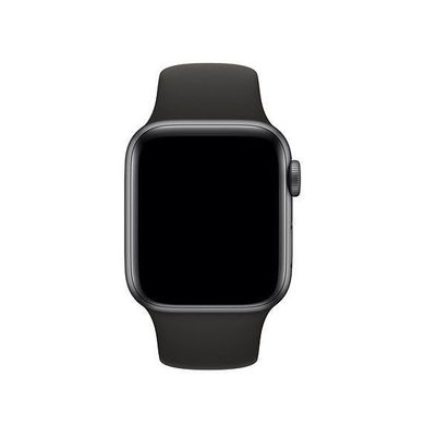 Ремешок для Apple Watch 42 / 44 / 45 mm Black Sport Band - S/M & M/L