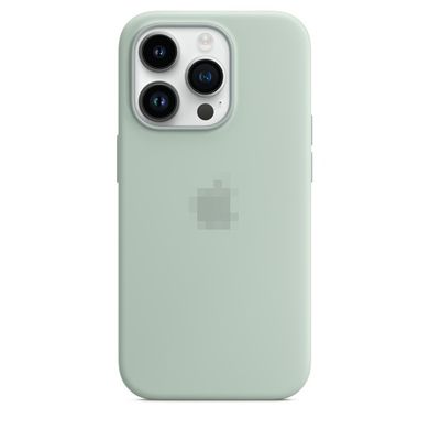 iPhone 14 Pro Max Silicone Case with MagSafe - Succulent