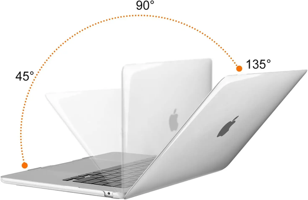 Hard Shell Case for Macbook Air 15" Transparent
