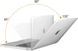 Чехол накладка Hard Shell Case для Macbook Air 15" Прозрачный фото 2