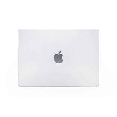 Чохол-накладка для MacBook Air 15.3" ZM Carbon style White