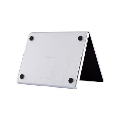 Чохол-накладка для MacBook Air 15.3" ZM Carbon style White