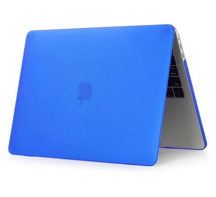 Чехол накладка Matte Hard Shell Case для Macbook Pro 16'' (2019) Soft Touch Blue