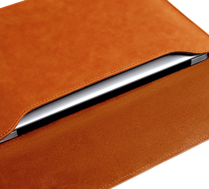 Замшевый чехол-папка Zama Suede Casex для MacBook Pro 14.2" Brown