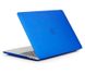 Чехол накладка Matte Hard Shell Case для Macbook Pro 16'' (2019) Soft Touch Blue фото 1