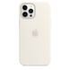 Silicone Case for iPhone 12 Pro Max - White фото 4