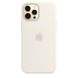 Silicone Case for iPhone 12 Pro Max - White фото 3