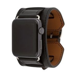 Ремінець для Apple Watch 42/44 мм Hermes Manchette Black