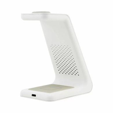 Бездротова зарядка 3 в 1 Wireless Charging Station T3 15W (iPhone+Apple Watch+AirPods) White