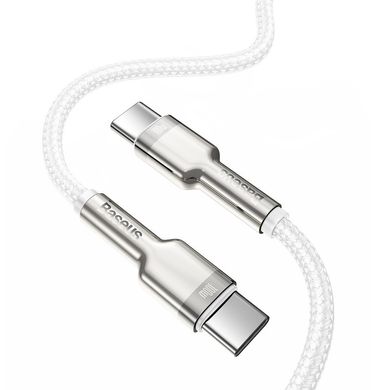 Baseus Cafule Series Metal Data Cable Type-C to Type-C 100W 2m White