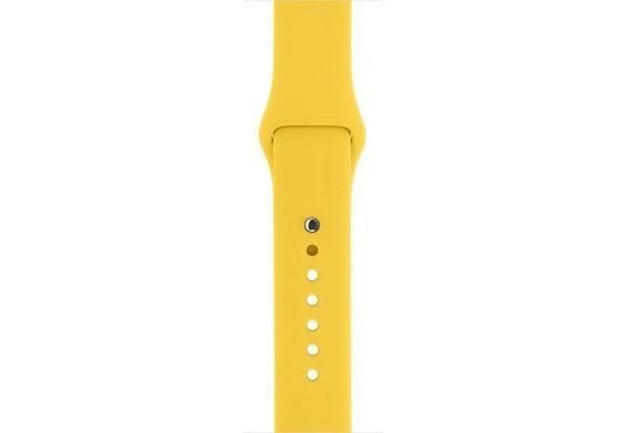Ремінець для Apple Watch 42 / 44 / 45 mm Yellow Sport Band - S/M & M/L