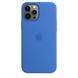 Silicone Case for iPhone 12 Pro Max - Capri Blue фото 4