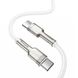 Кабель для MacBook Baseus Cafule Series Metal Data Cable Type-C to Type-C 100W 2m White фото 4