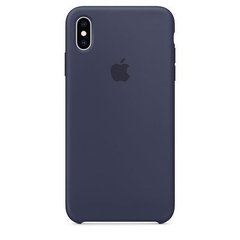 Silicone Case iPhone XS - Midnight Blue