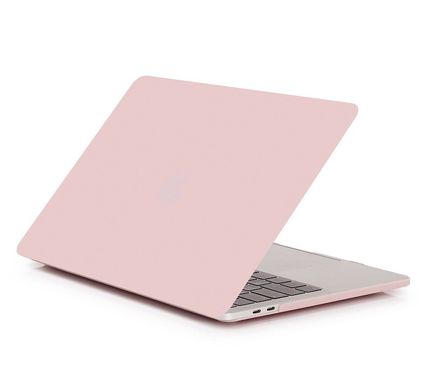Чехол накладка Matte Hard Shell Case для Macbook Pro 16'' (2019) Soft Touch Pink Sand