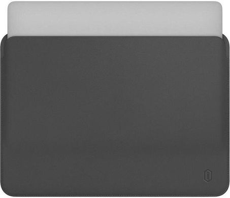 Чехол папка WIWU Skin Pro II PU Leather Sleeve для MacBook Pro / Air 13.3" (Grey)