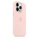 iPhone 14 Pro Max Silicone Case with MagSafe - Chalk Pink фото 3