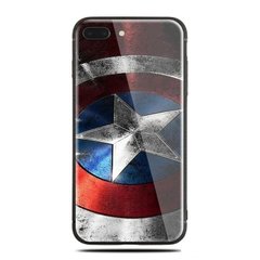 Чехол для для iPhone 7plus /8 plus Super Heroes Glass Case