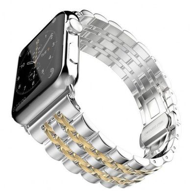 7-Bead Metal Band for Apple Watch 41/40/38 mm Gold