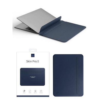 Чехол папка WIWU Skin Pro II PU Leather Sleeve для MacBook Air 15" 2023 Blue