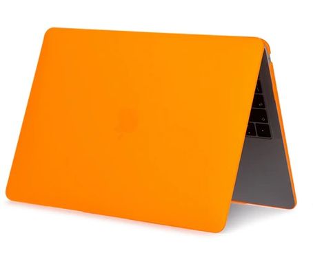 Чехол накладка Hard Shell Case for MacBook Pro 14.2" (2021, 2023) Soft Touch Orange