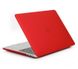 Чехол накладка Matte Hard Shell Case для Macbook Pro 13.3" 2016-2020 Soft Touch Red фото 2