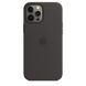 Silicone Case for iPhone 12 Pro Max - Black фото 2