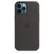 Silicone Case for iPhone 12 Pro Max - Black фото 3