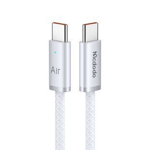 Кабель USB-C &mdash; USB-C 240W Mcdodo Cab Luma Air, тонкі конектори, 1,8 м, білий &mdash; CA-7083