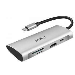 WiWU Alpha A731HP 7 in 1 USB Type-C Adapter