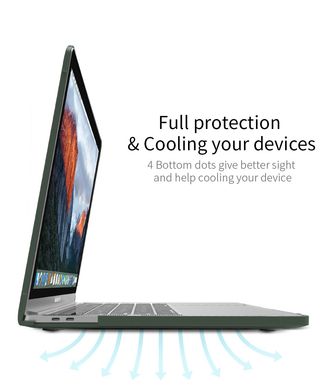 Накладка для MacBook Pro 13" WiWU iSHIELD Full Protection Hard Cover Green