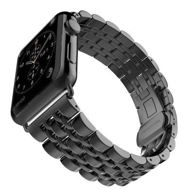 7-Bead Metal Band for Apple Watch 41/40/38 mm Black