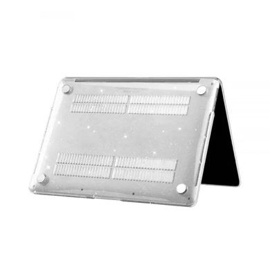 Чехол накладка Hard Shell Case Sky Star Glitter Clear для Macbook NEO 2026 Прозрачный с блестками