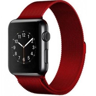 Milanese Loop for Apple Watch 41/40/38 mm Red