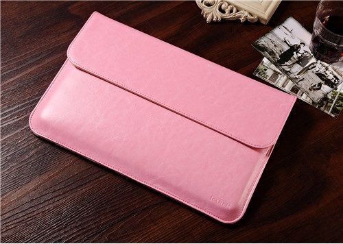 Чехол папка iCarer Genuine Leather Sleeve for MacBook Pro/Air 13" Pink